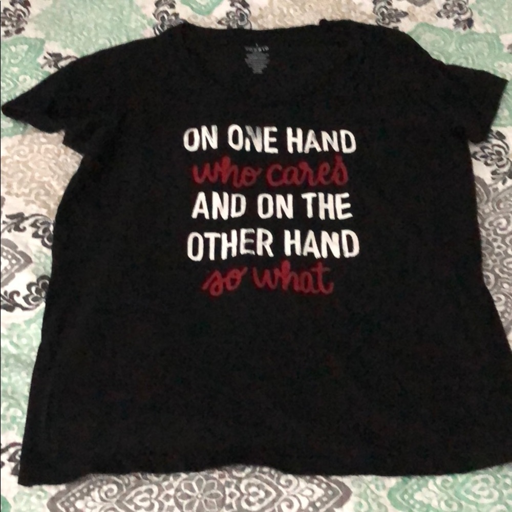 Black Short Sleeved Tee